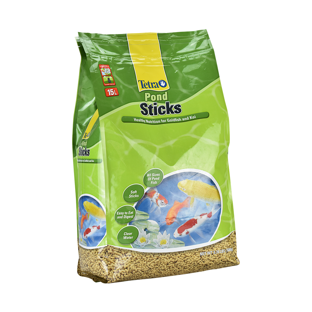 Tetra Alimento Tetrapond Sicks para Peces Koi y Goldfish con 1.68 Kilos