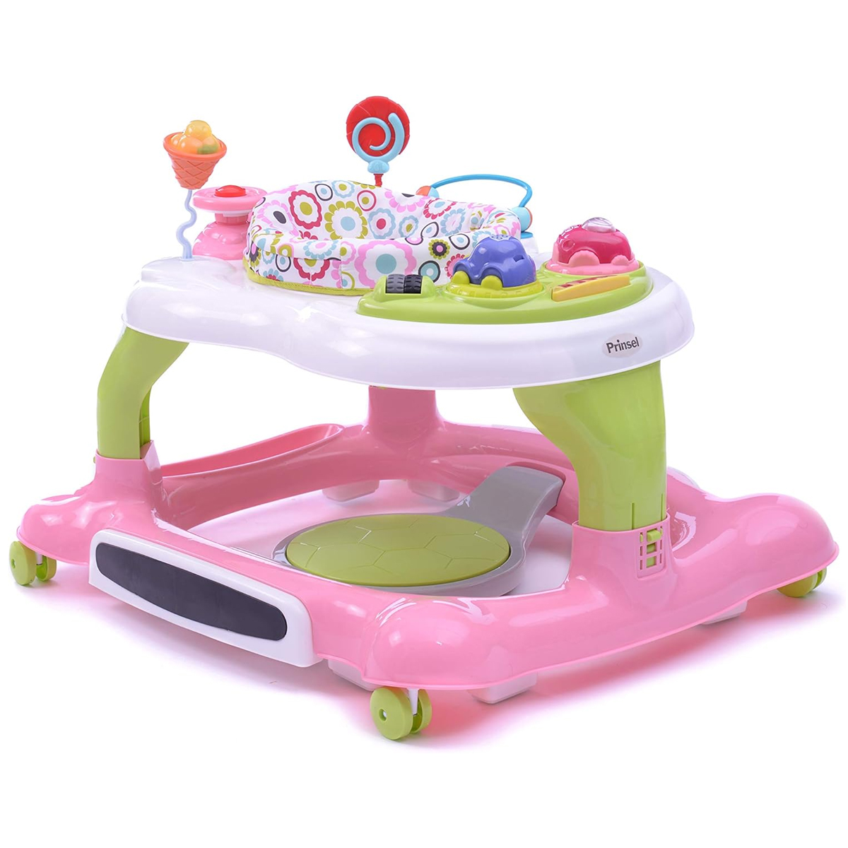 Andadera Multiactivity 3 en 1 Prinsel Rosa .