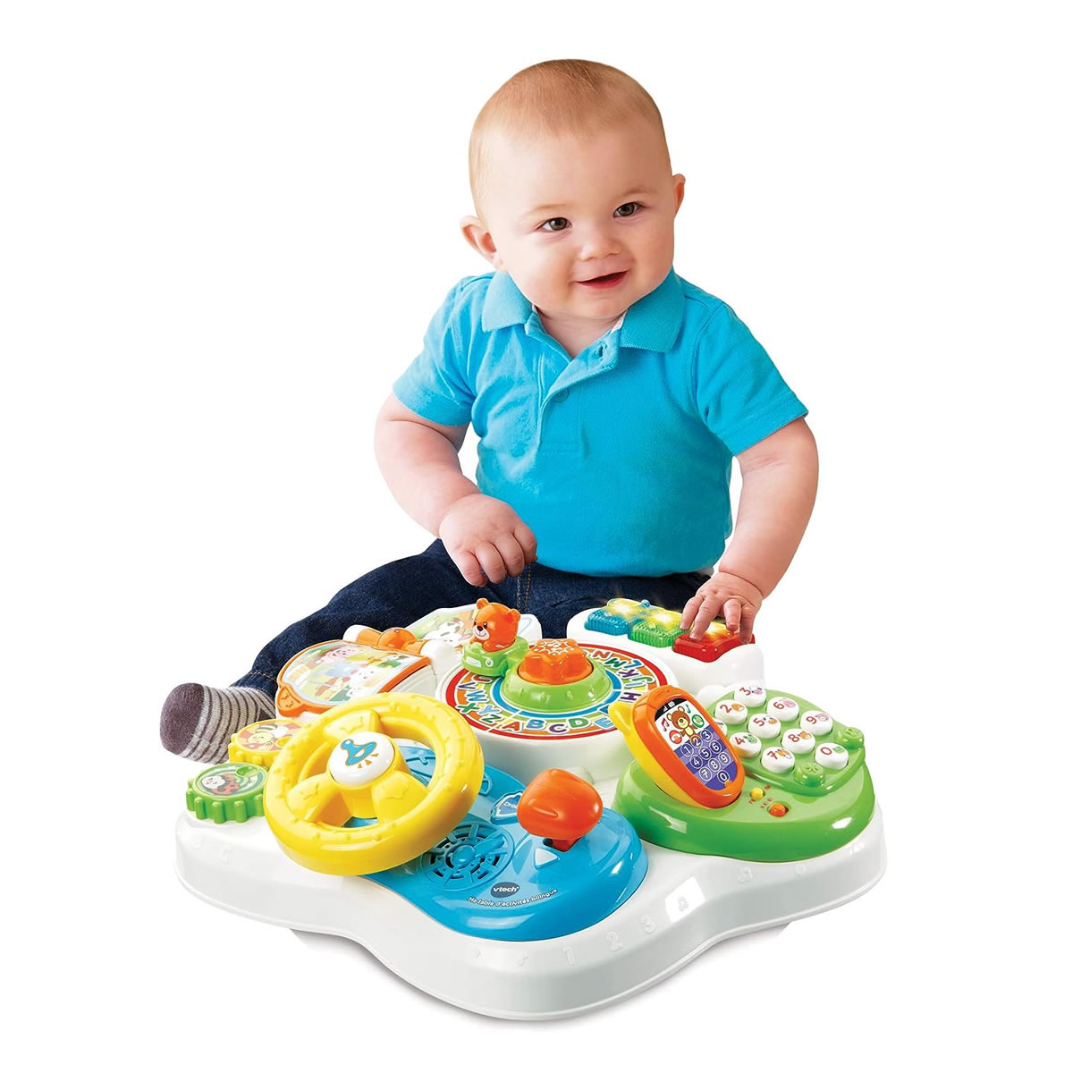Mesita Estrella Bilingüe Vtech Baby 80-181517 Con Áreas De Juego CST