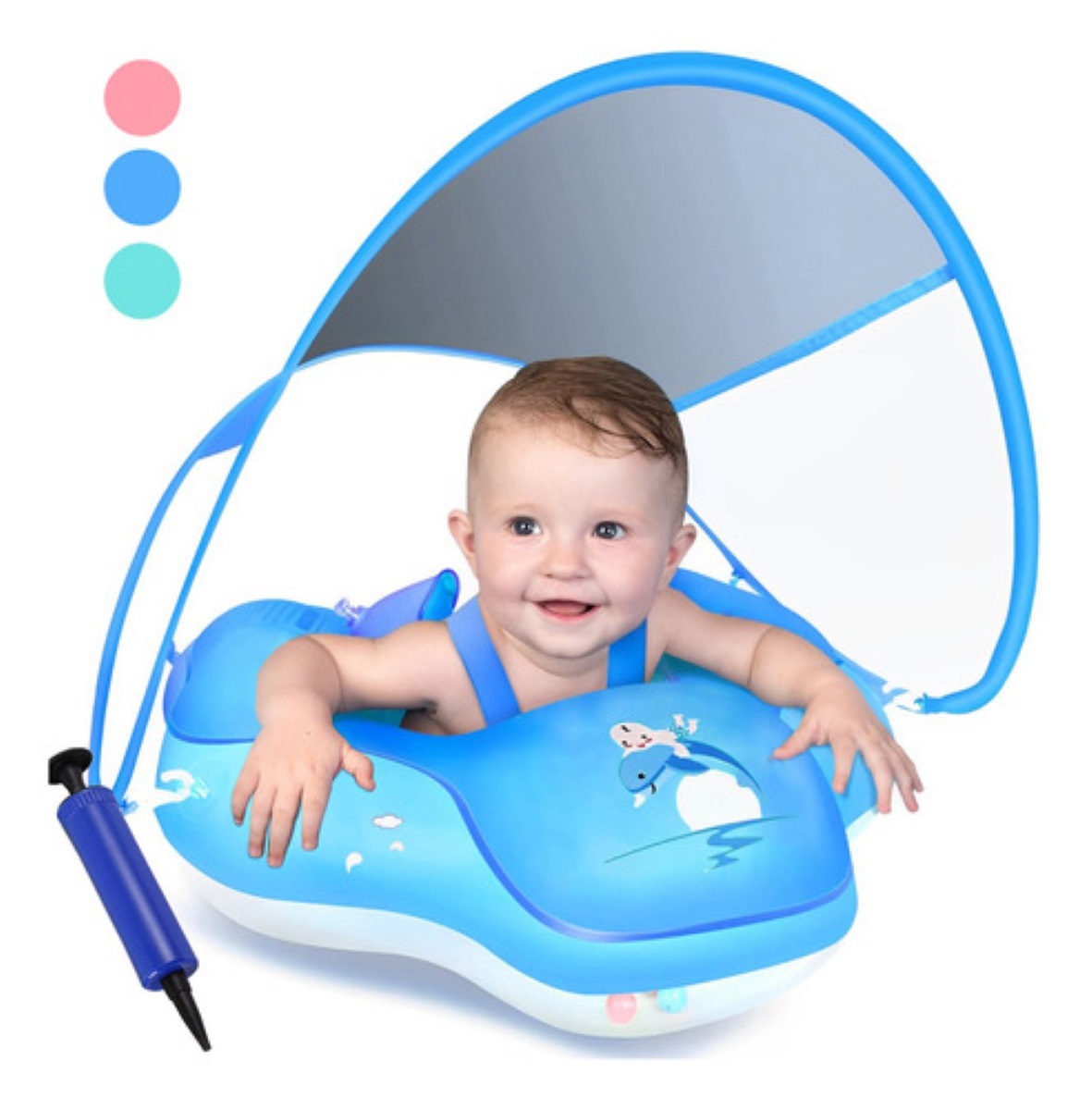 Flotadores Salvavidas 12meses - 6años Bebé Niño Azul Oscuro