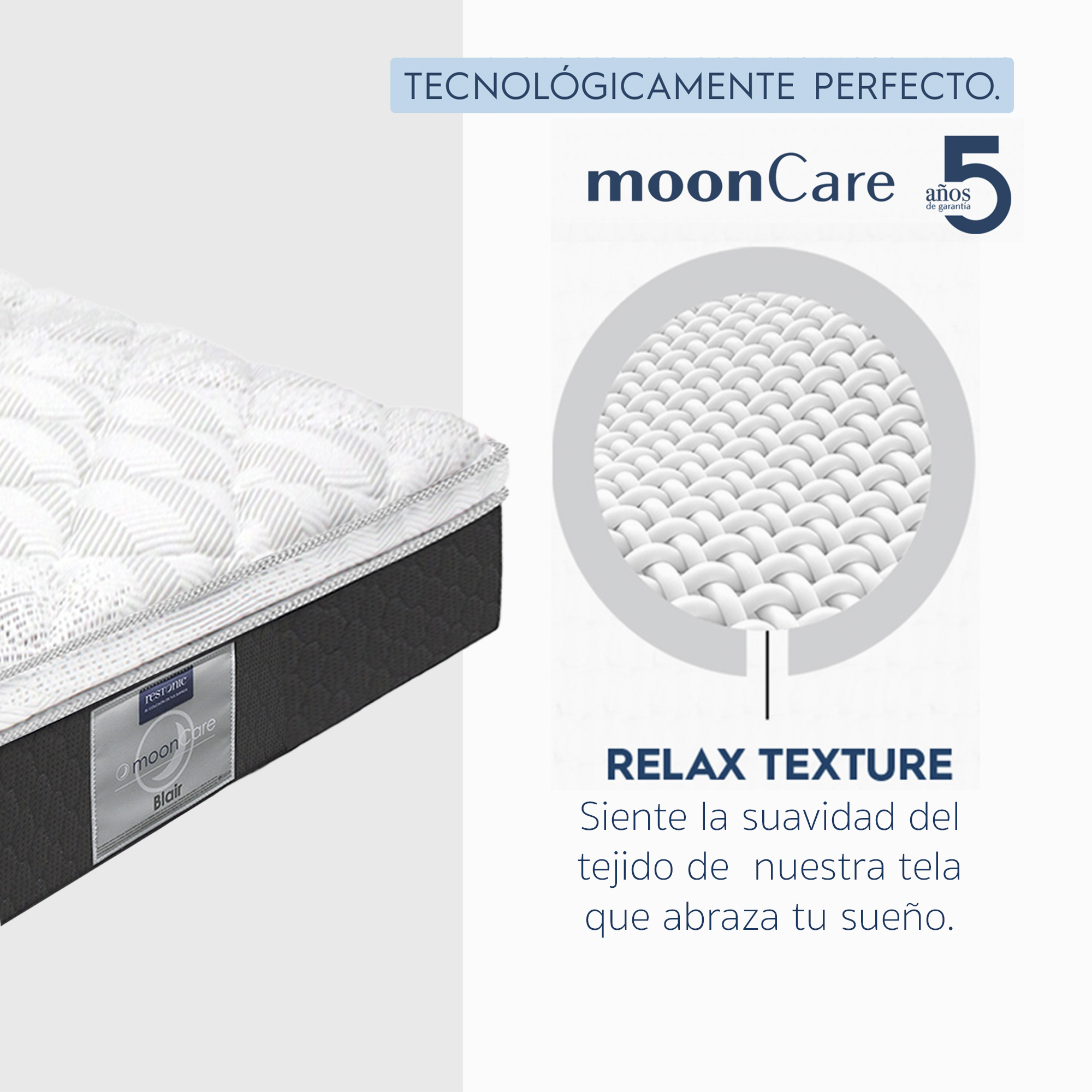 Colchón Restonic Tamaño King Size Modelo Blair