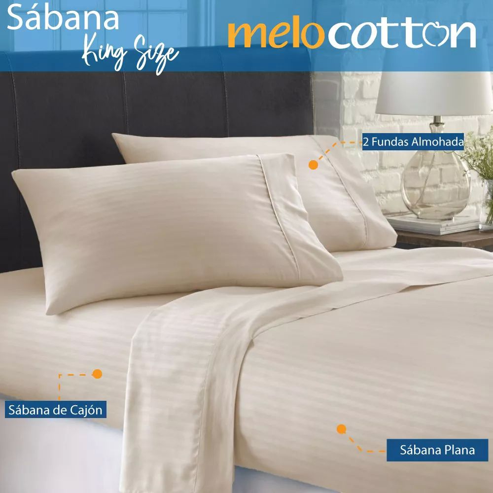 Sábanas King Size 1800 Hilos Ultra Suaves de Microfibra Color Azul Cielo