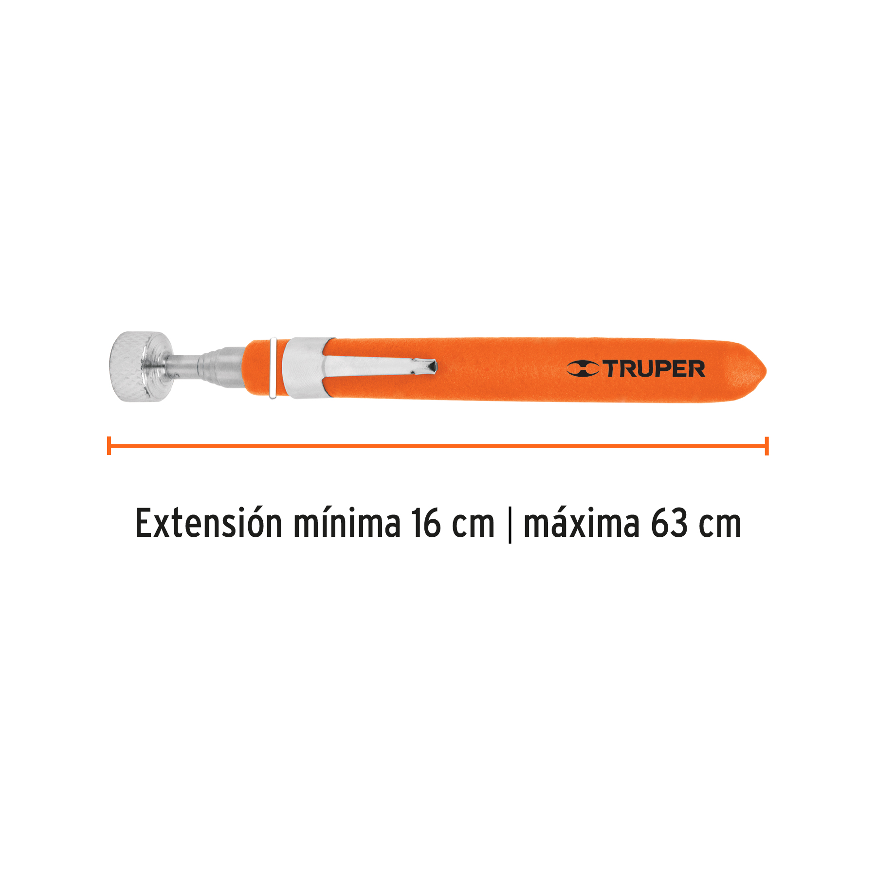 IMÁN EXTENSIBLE DE ACERO INOXIDABLE, 3.6 KG, TRUPER 15325