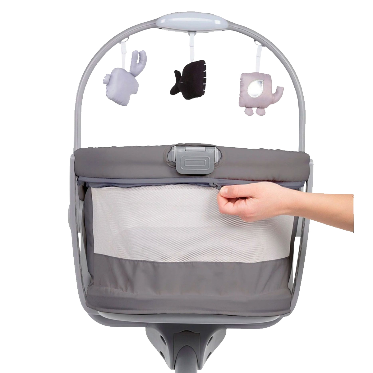 Baby Hug Air Multifuncional 4 In 1 Chicco Dark Grey
