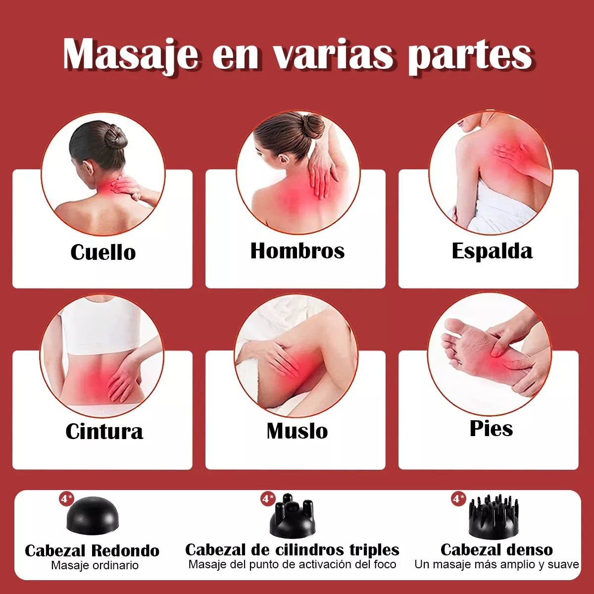 Masajeadores Eléctricos, Pistola De Masaje Maquina De Masaje