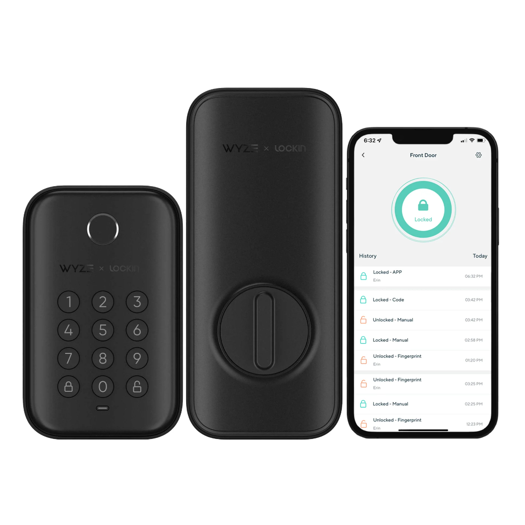 Wyze Lock Bolt - Sistema de Teclado y Cerradura Inteligente con Bloqueo Automático