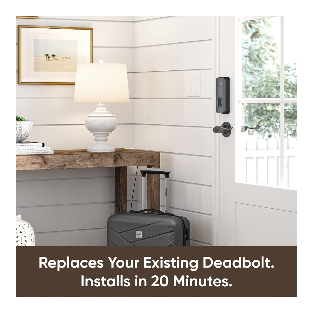 Wyze Lock Bolt - Sistema de Teclado y Cerradura Inteligente con Bloqueo Automático
