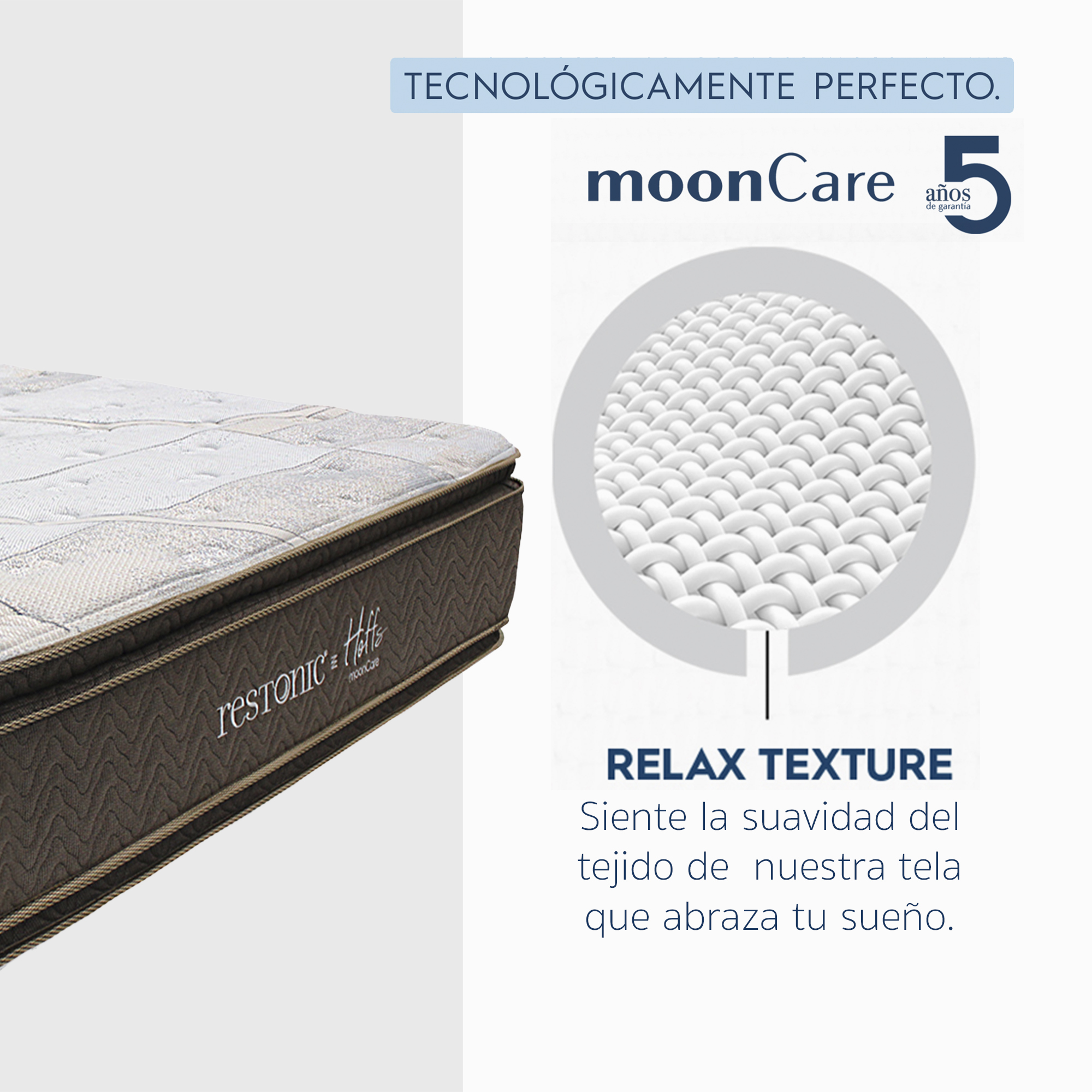 Colchón Restonic Tamaño Queen Size Modelo Hoffs