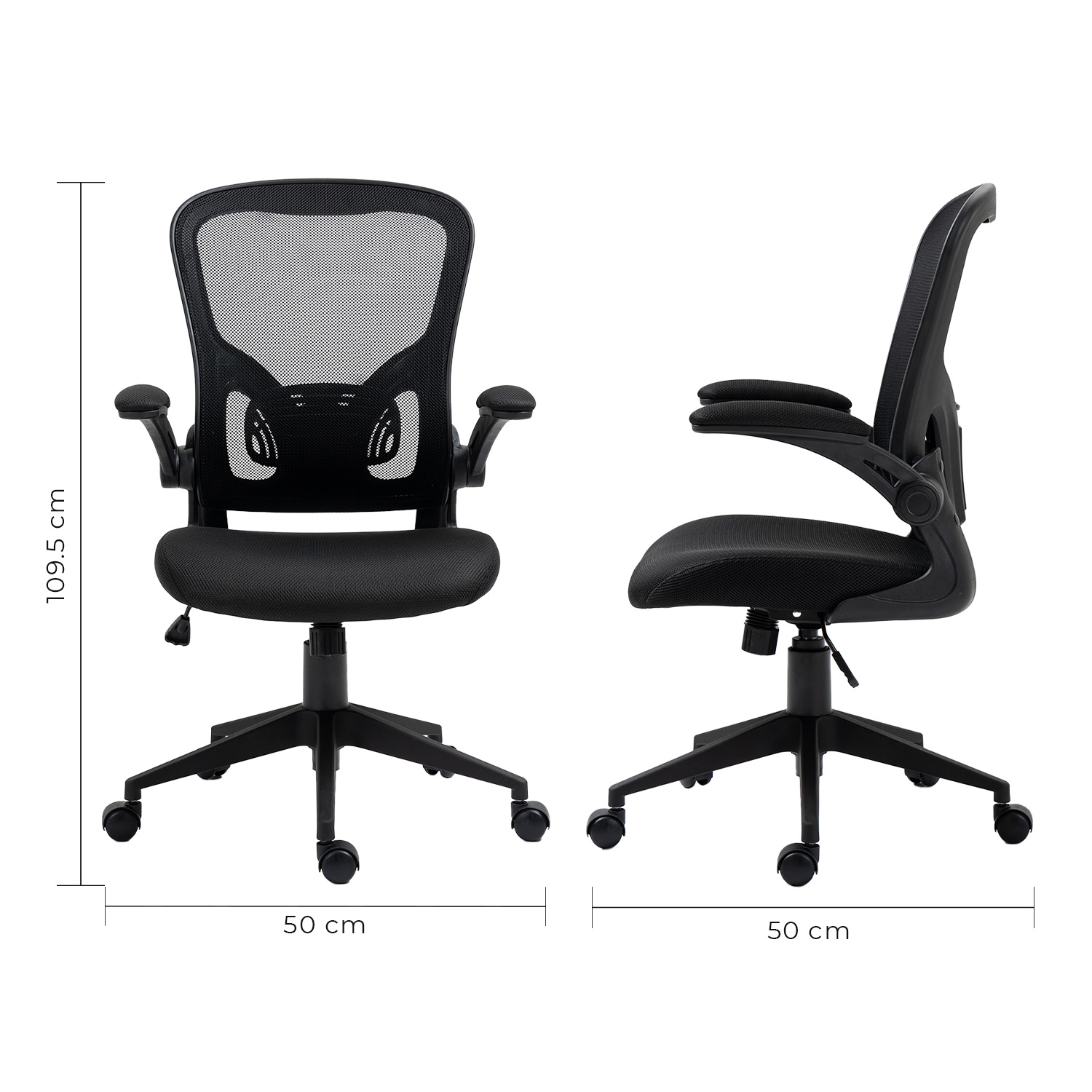 Silla de Escritorio Mundo In Vest Ergonomica Mesh Negra