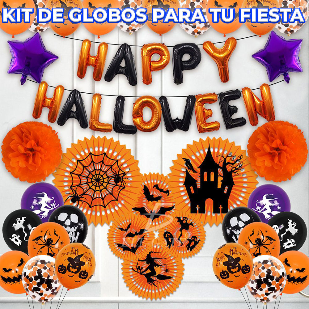 Kit de decoración de Halloween Suministros para cumpleaños