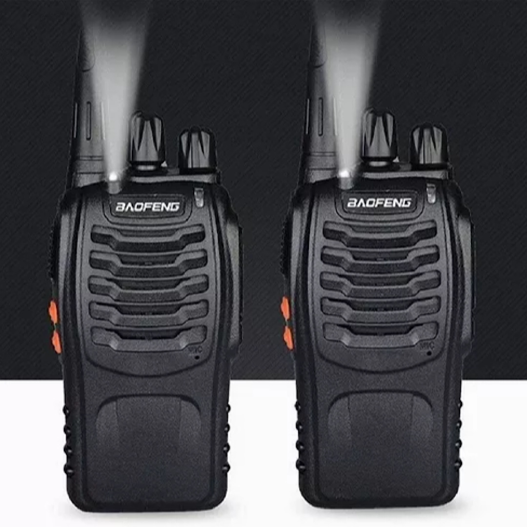 2 Radios Baofeng Bf-888s Uhf Con Manos Libres Set-2