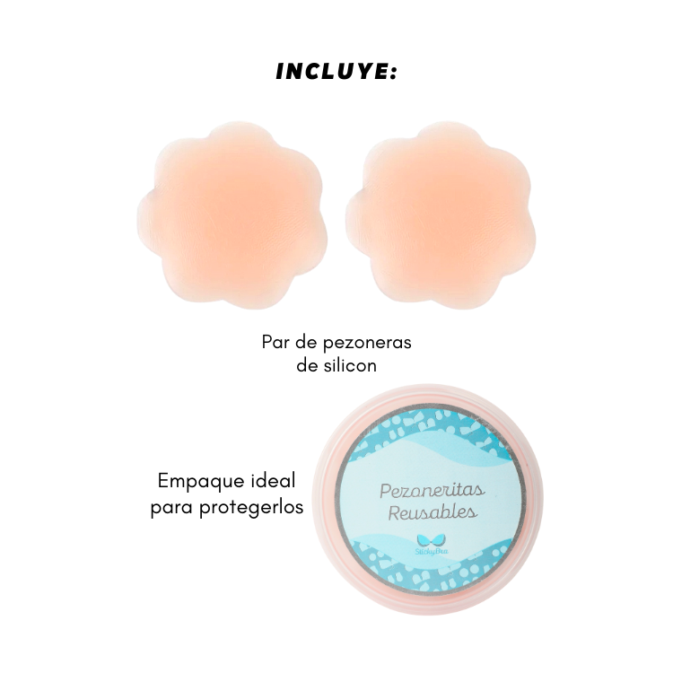 Pezoneras Reusables Silicón 