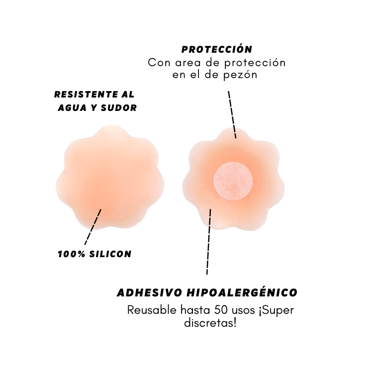 Pezoneras Reusables Silicón 