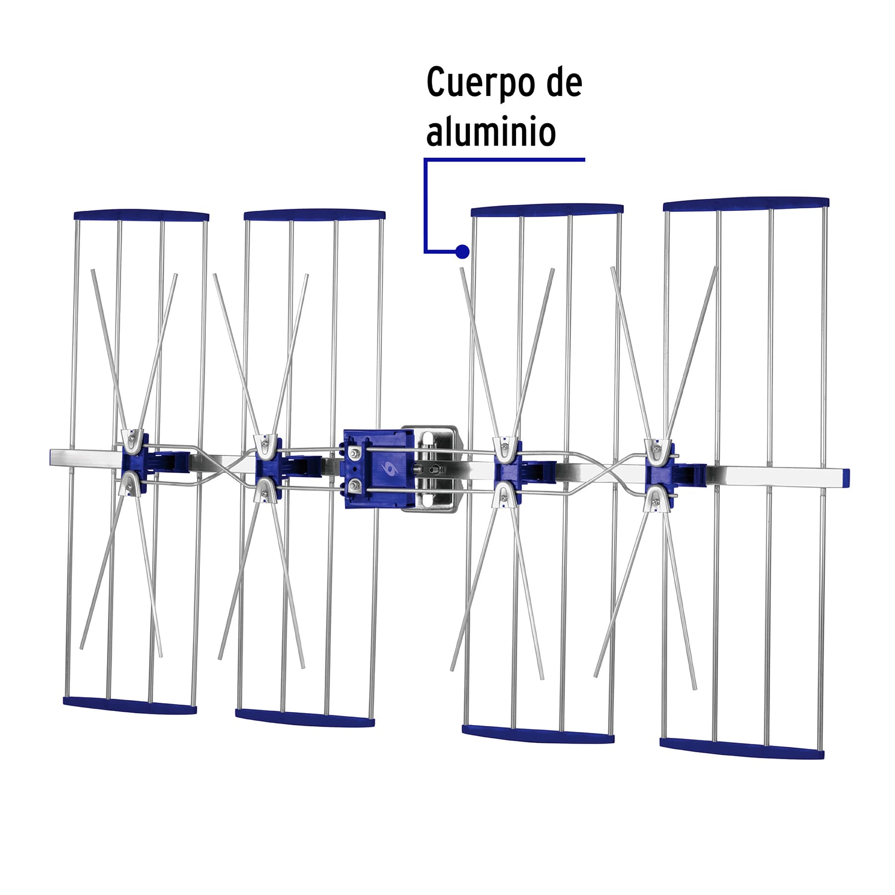 ANTENA AÉREA PARA EXTERIOR, 32 ELEMENTOS, VOLTECK 48169