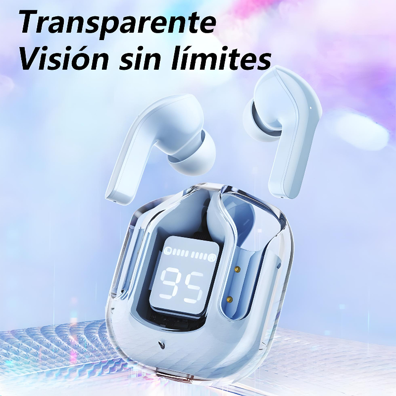 Audífonos gamer inalámbricos Free Breath Audífonos Inalámbricos Z9 azul con luz LED