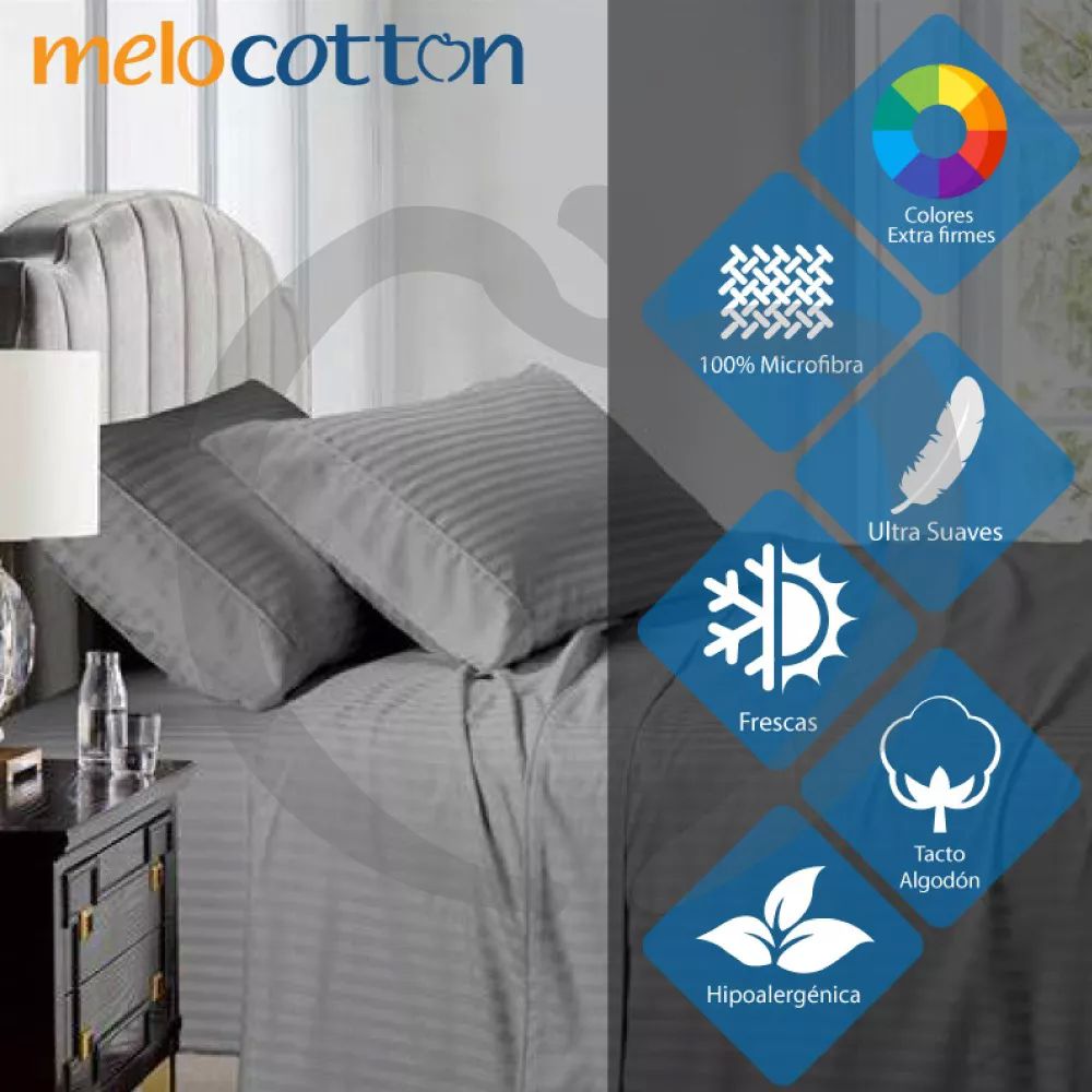 Sábanas Matrimoniales 1800 Hilos Ultra Suaves de Microfibra Color Café Camel