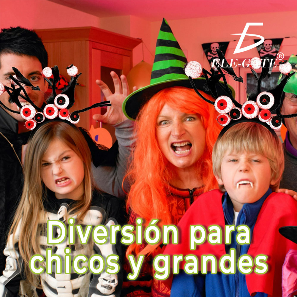 Diademas de Halloween Accesorios Divertidos para Cabello con Temática de Halloween