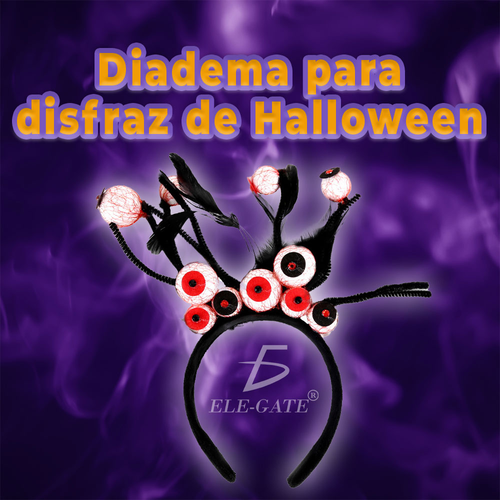 Diademas de Halloween Accesorios Divertidos para Cabello con Temática de Halloween