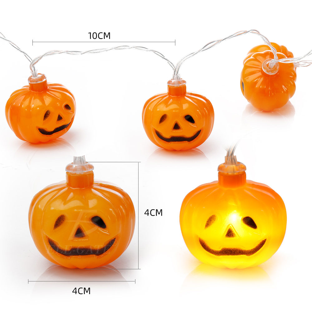 Cadena de Luces LED para Halloween Iluminación Encantadora para Decoración de Calabazas y Fiestas