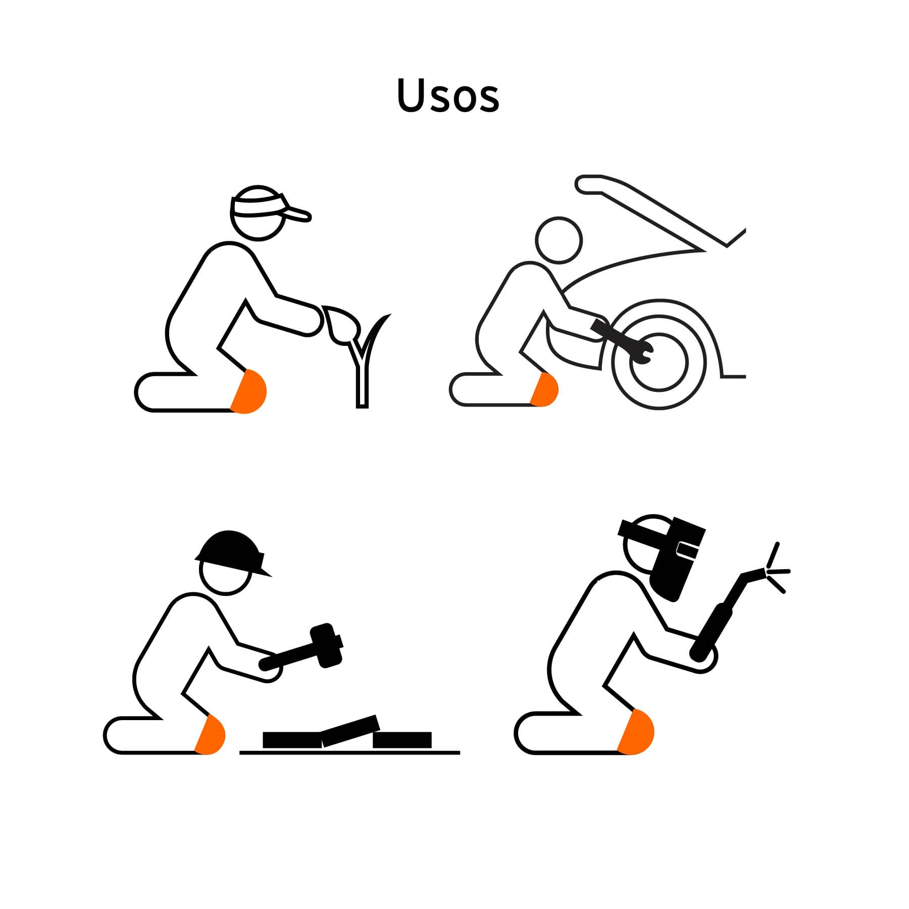 RODILLERAS PROFESIONALES DE PVC TRUPER 12952