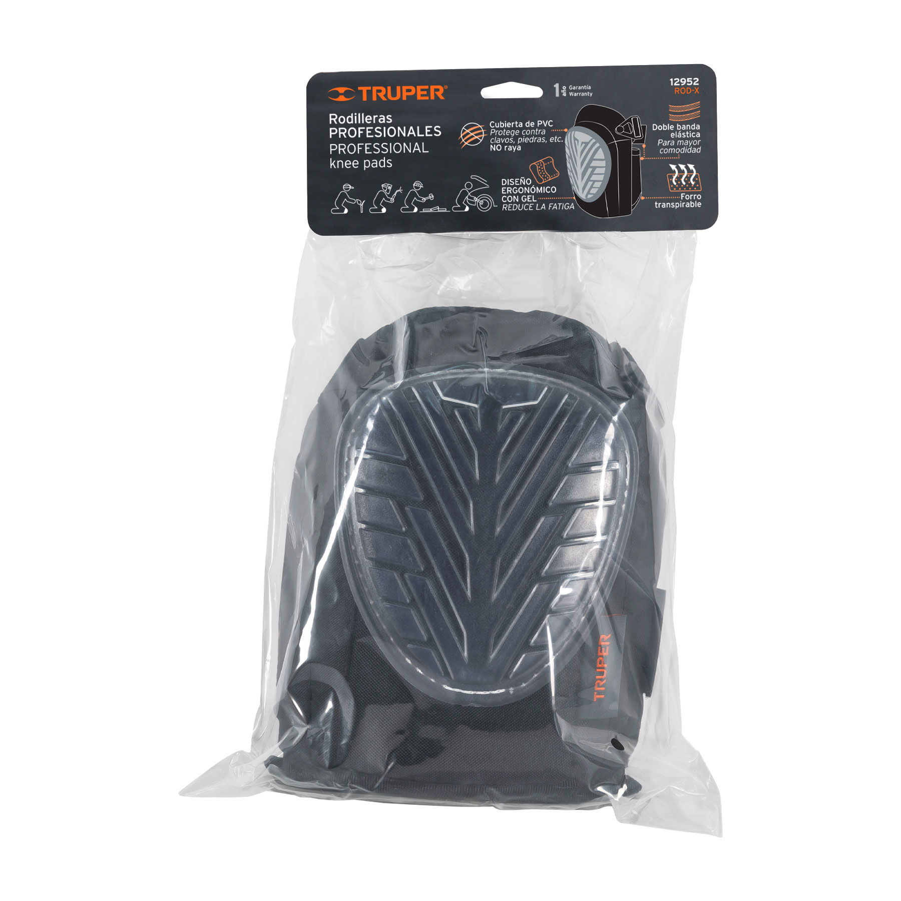 RODILLERAS PROFESIONALES DE PVC TRUPER 12952