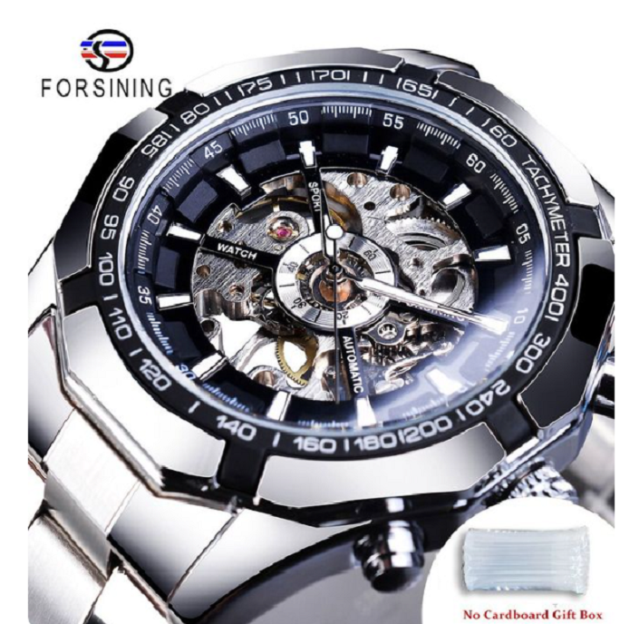 Reloj Mecánico de acero inoxidable 2021 para hombre 