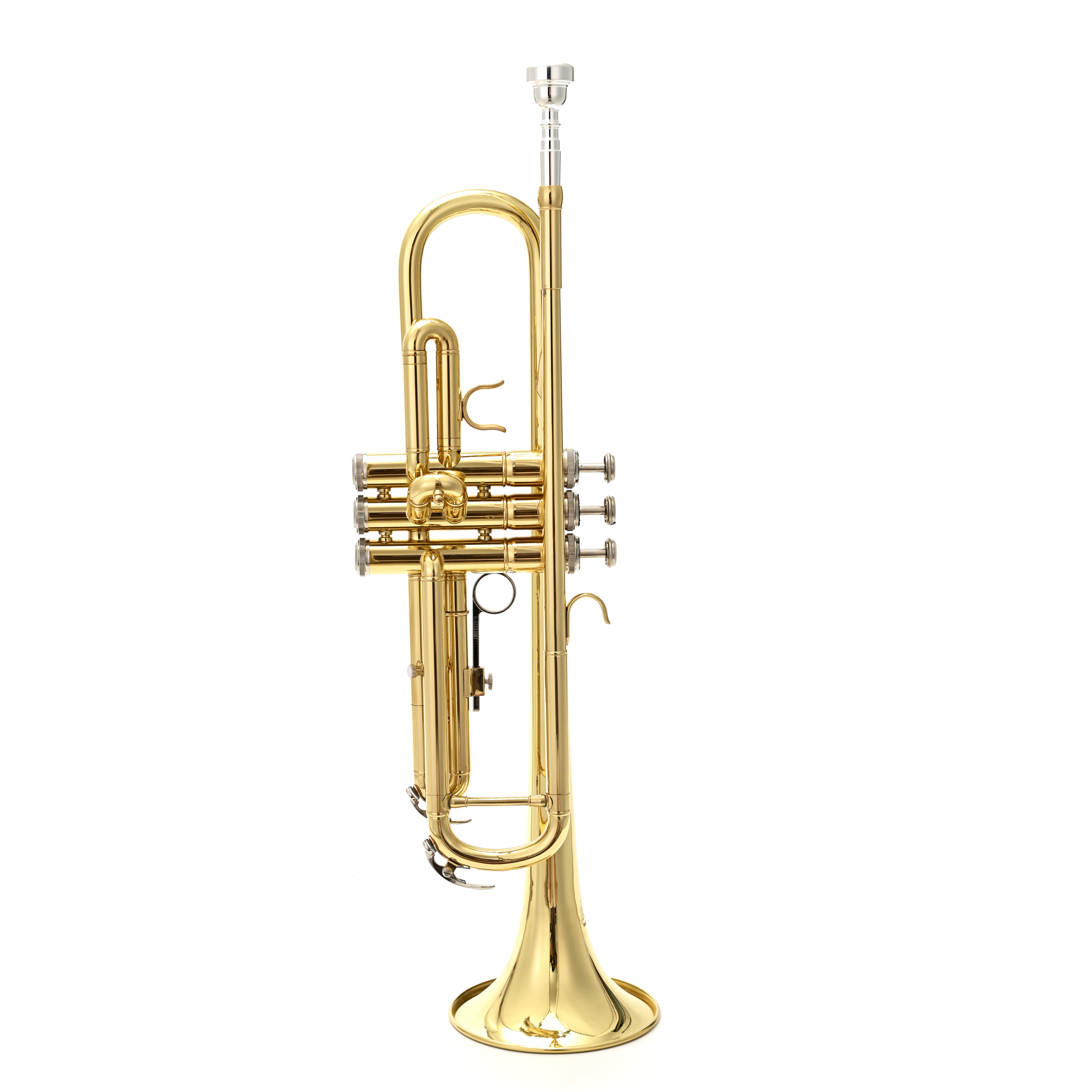 Trompeta Laqueada Si Bemol con Funda y Accesorios para Principiantes