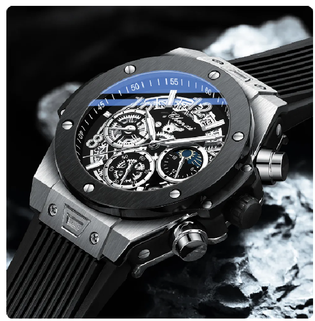 CHENXI Reloj analógico de cuarzo para hombre