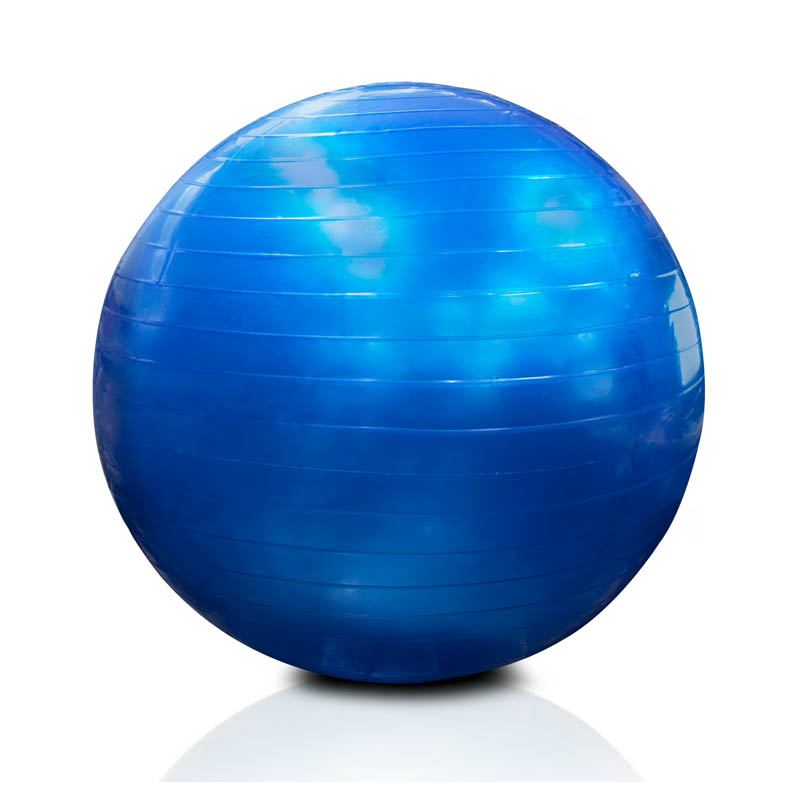 Pelota De Yoga 75cm Pelota Pilates Ejercicio Crossfit Color Azul 