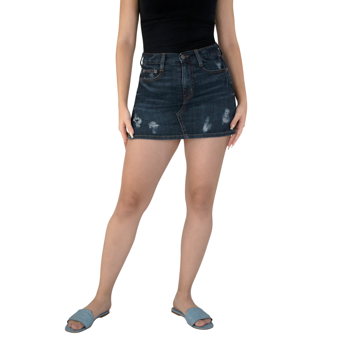 Falda Short Mujer Mezclilla 1417