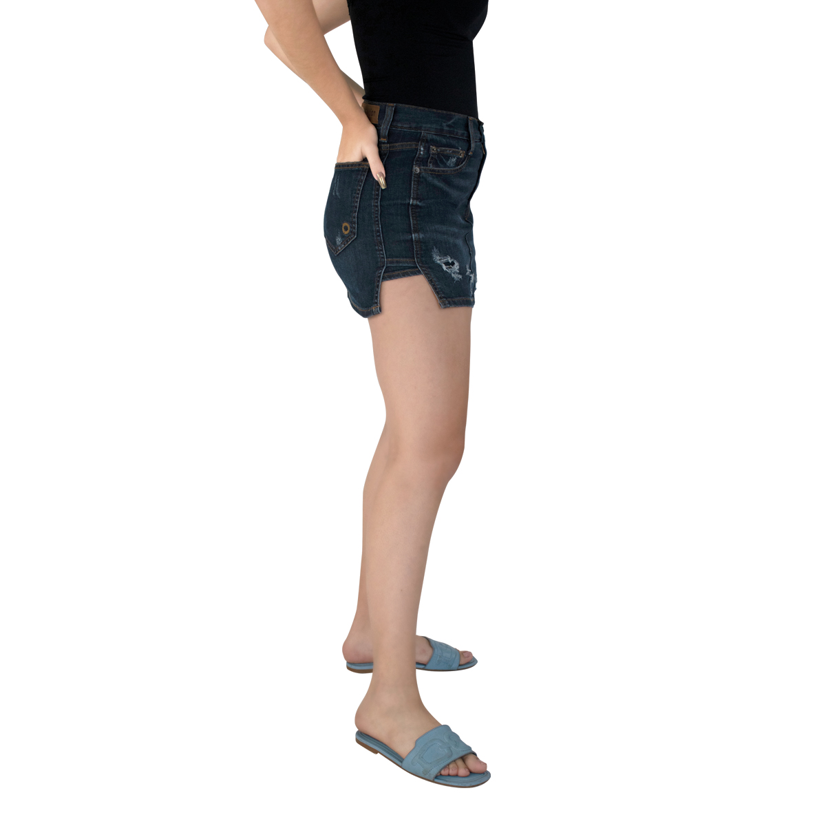 Falda Short Mujer Mezclilla 1417