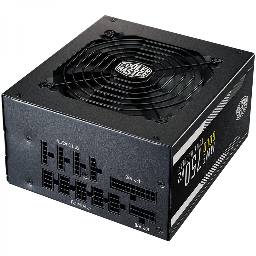 Fuente De Poder Cooler Master MWE Gold 750 V2 Modular 750W 80 Plus MPE-7501-AFAAG-U2