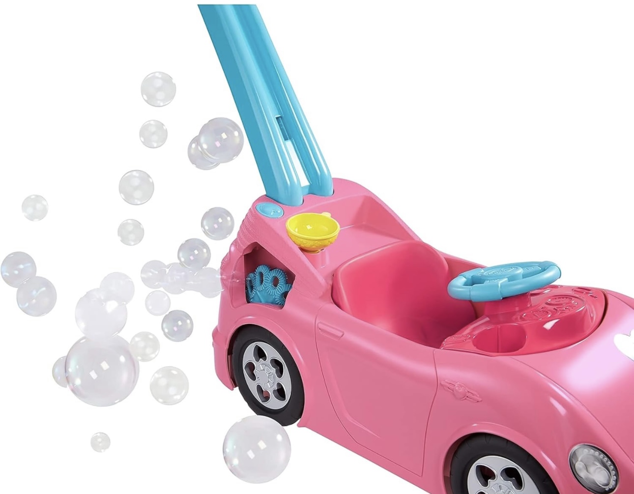 Little Mommy Muñeca Paseo Con Burbujas Con Lindo Auto De Empuje 