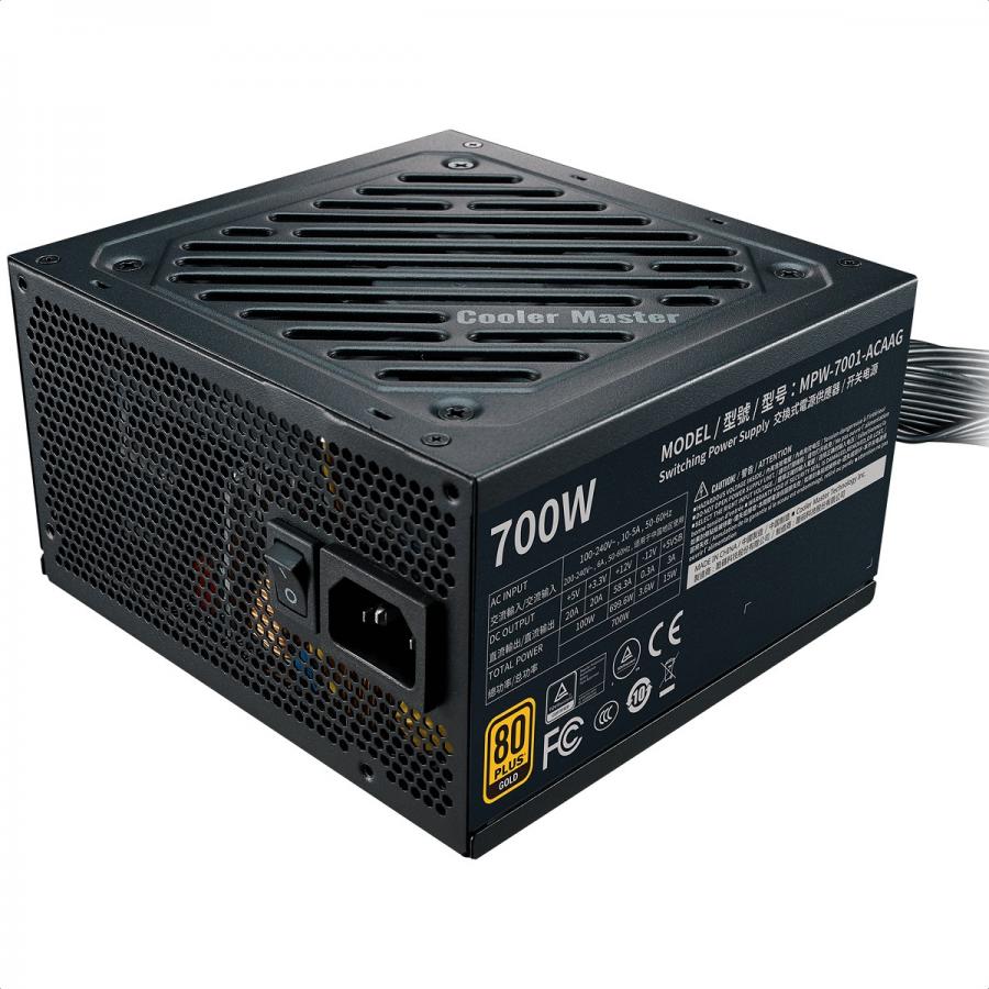 Fuente De Poder Cooler Master G700 Gold 80 Plus 700W MPW-7001-ACAAG-U2
