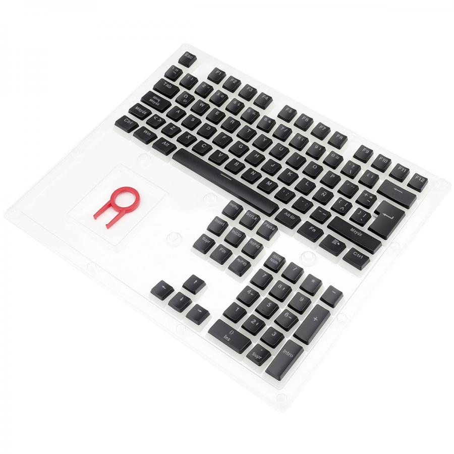 Set De Keycaps Redragon SCARAB Negro Gaming Español Para Teclado Mecanico A130 SP-BLACK