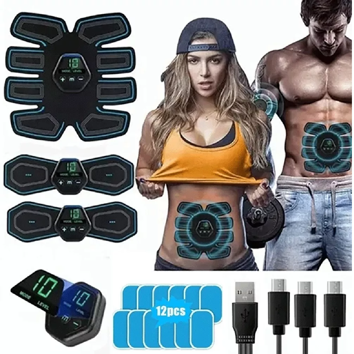 Electroestimulador Muscular Para Quemar Grasa De Abdomen