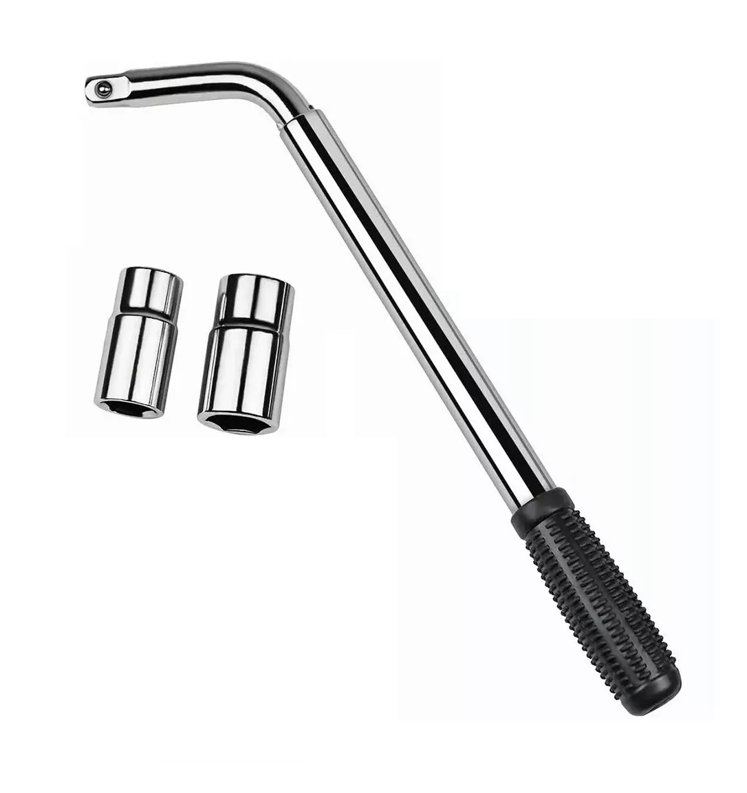 Llave Maneral Con Dados Para Rines rines Extensible 17-19 Mm Plata
