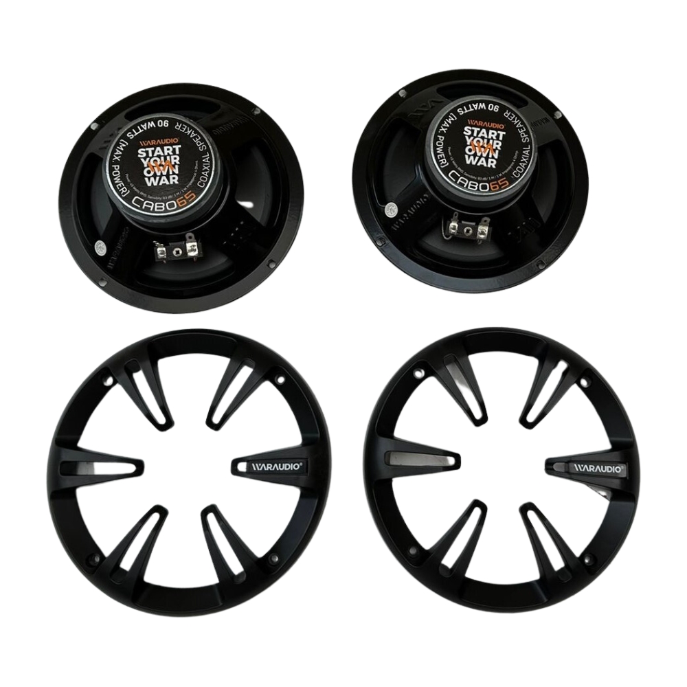Bocina Coaxial Para Automóvil De 6.5 Pulgadas Waraudio CABO65 - Negro