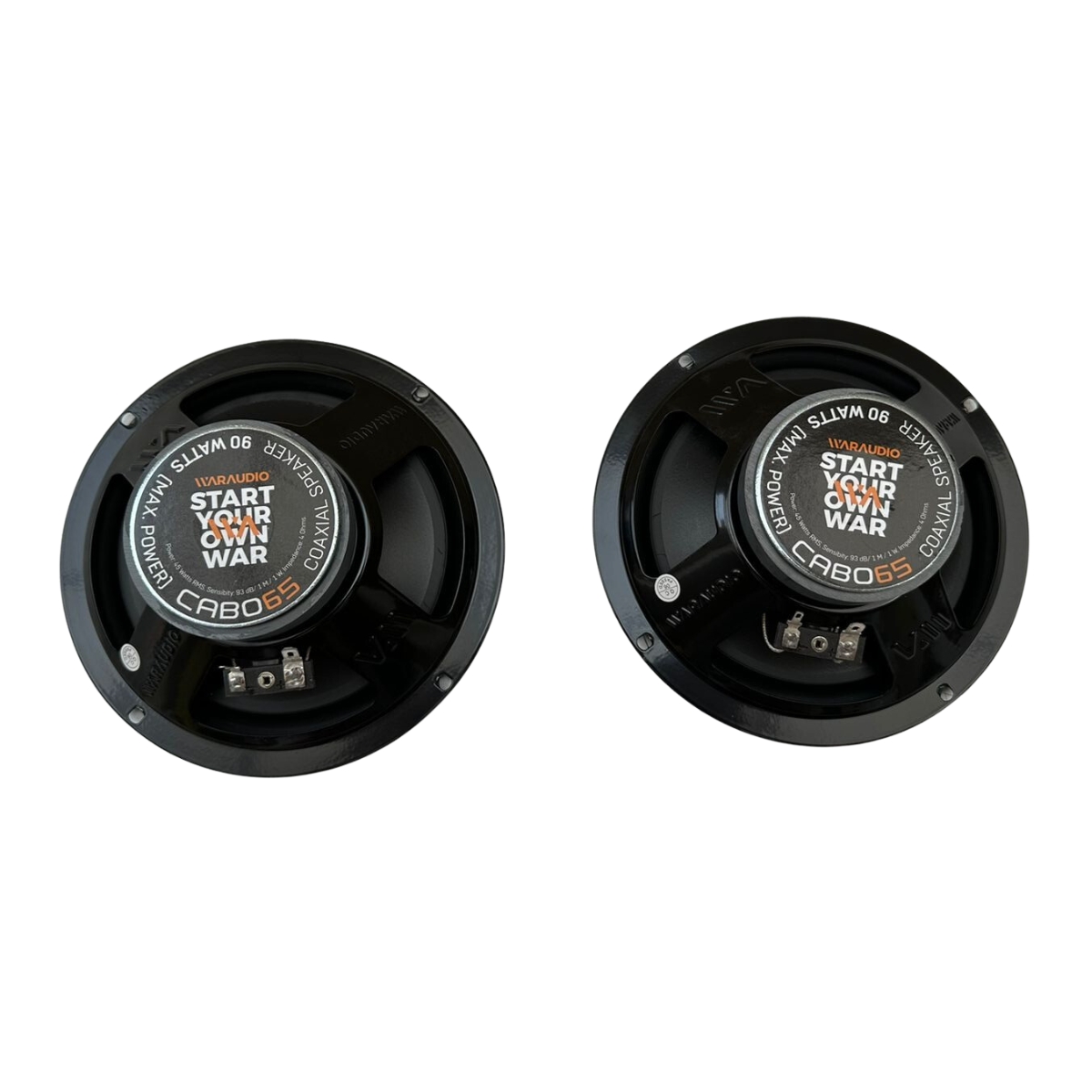 Bocina Coaxial Para Automóvil De 6.5 Pulgadas Waraudio CABO65 - Negro