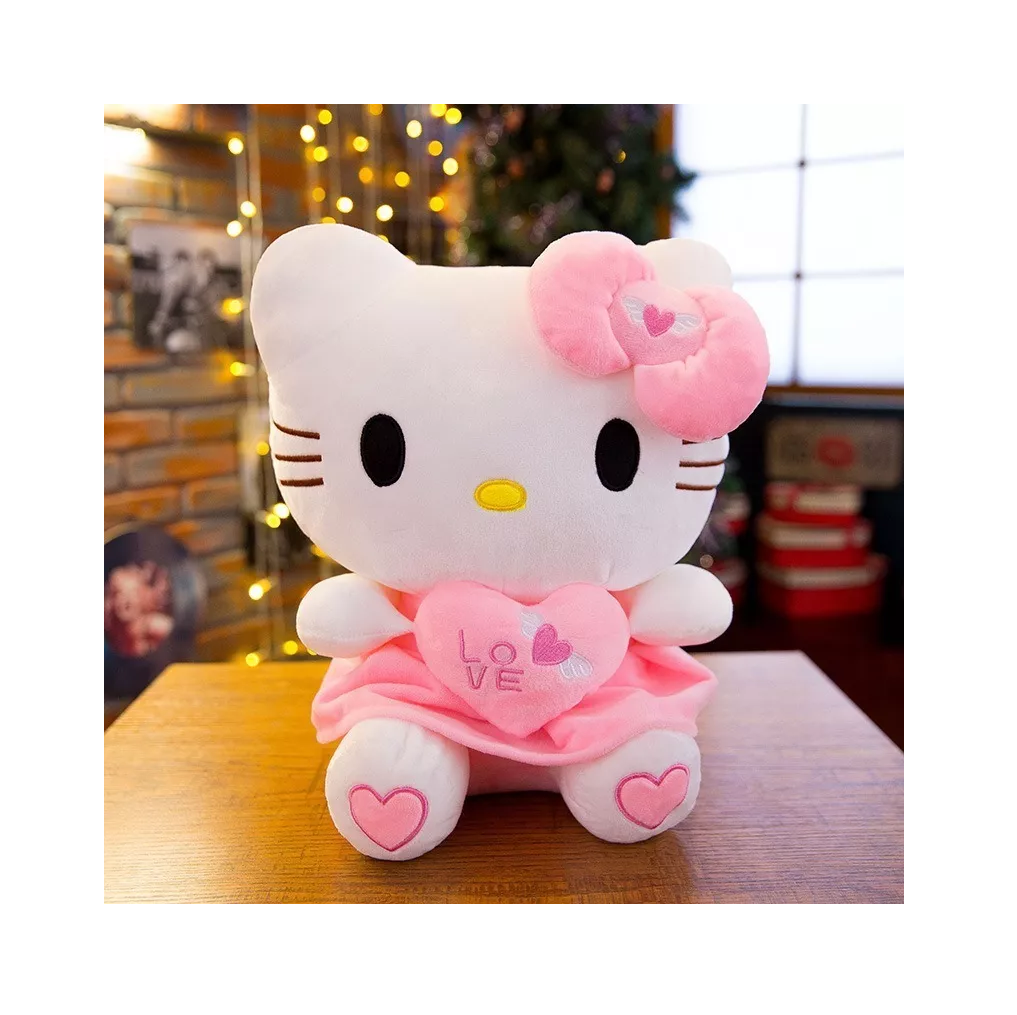 Nahiara on Instagram: Peluche Hello Kitty Producto importado Grande 55  alto x 40 ancho cm Mediano 40 alto x 30 ancho cm Pequeño 30 alto x 20 ancho  cm