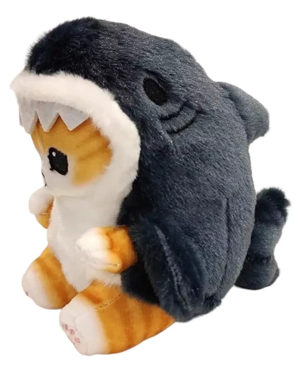 Gato Gatito De Peluche 22cm Negro con cafe
