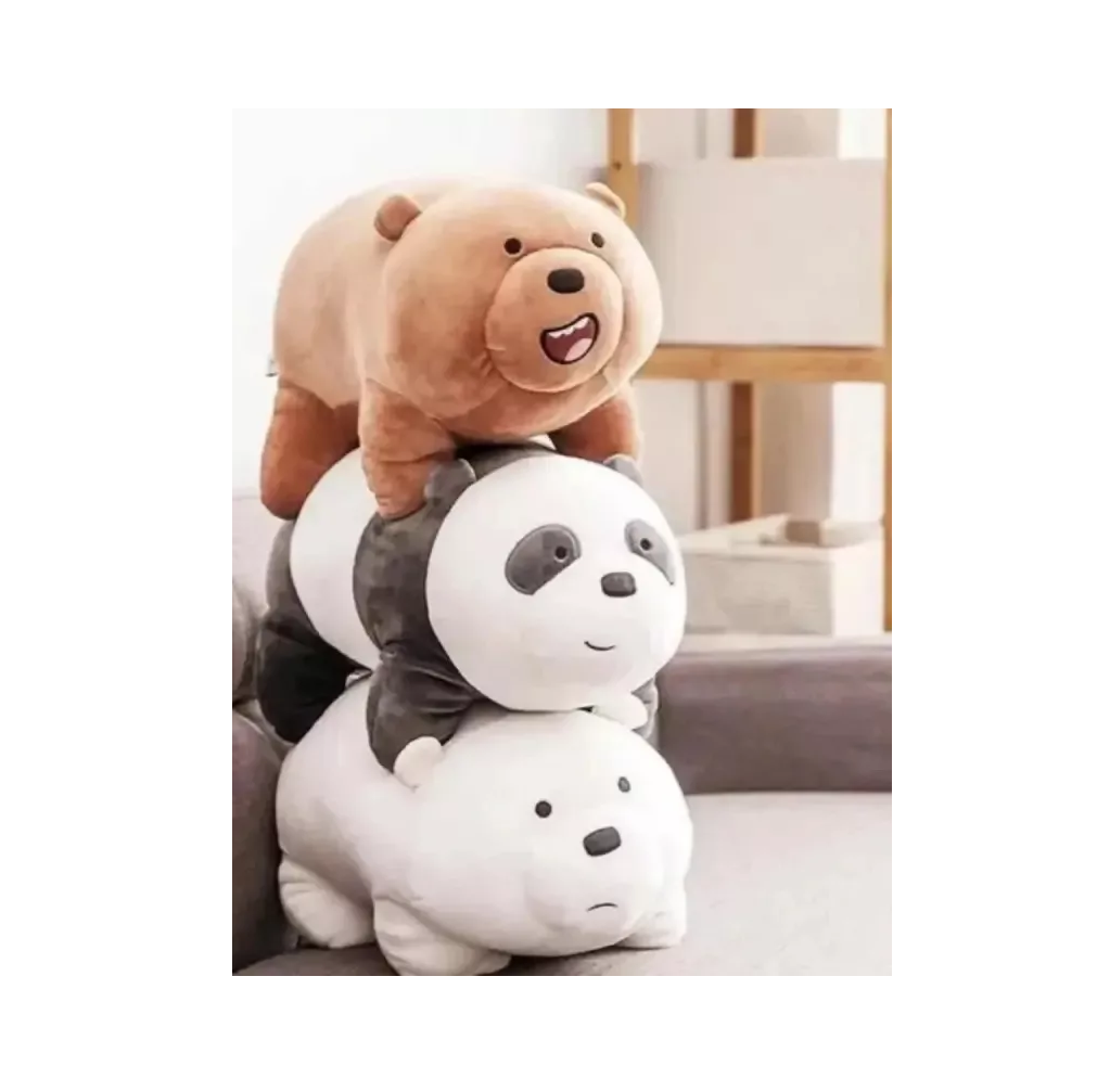 Panda polar y pardo best sale peluches miniso