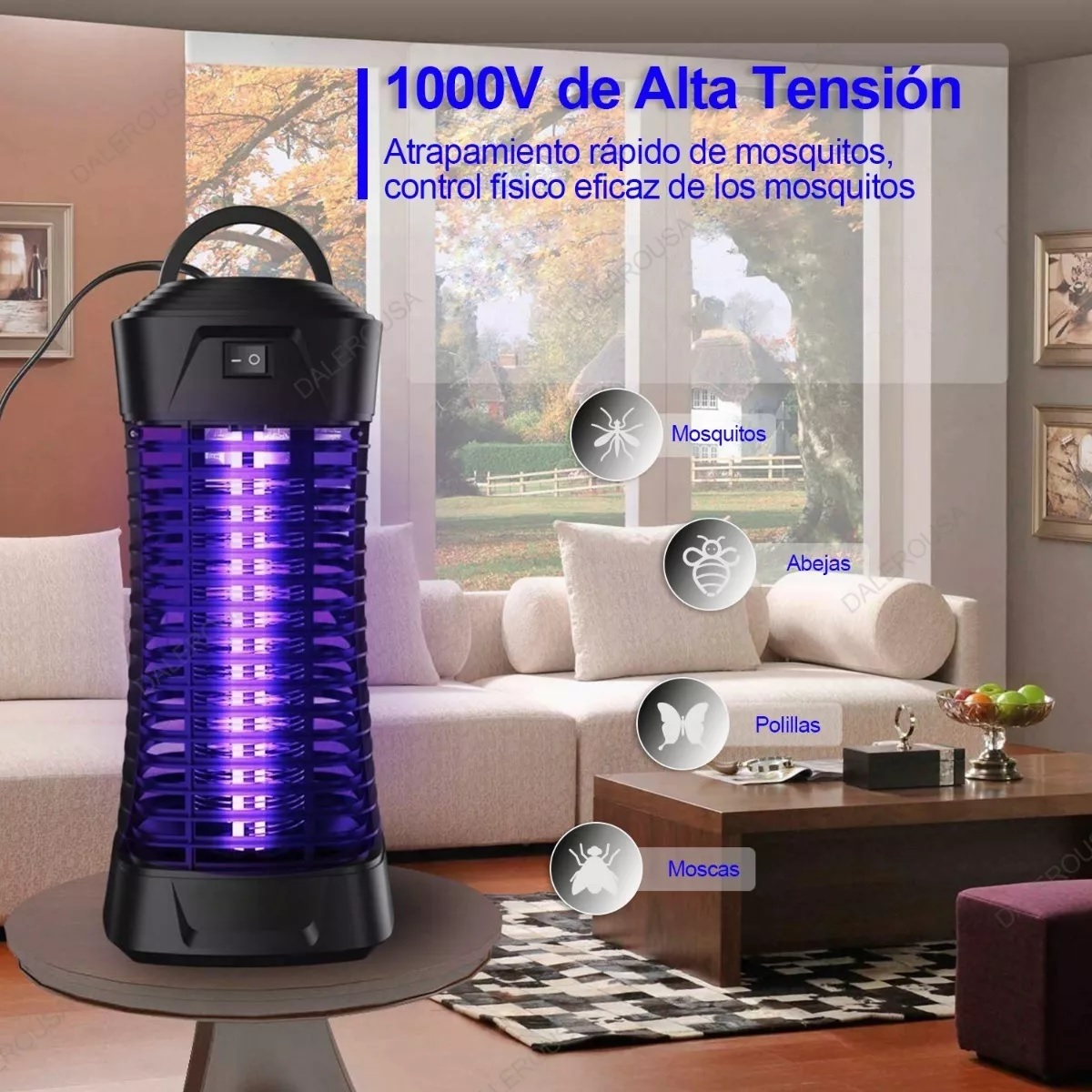 Lámpara Mata Mosquitos Eléctrico 6w Lámpara Antimosquitos