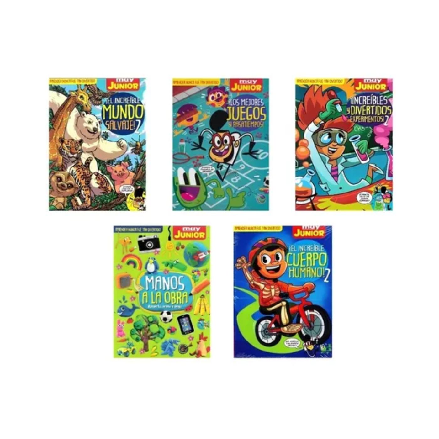 5 Revistas Muy Interesante Junior Especial Niños Niñas