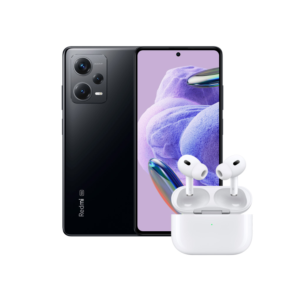 Xiaomi Redmi Note 12 Pro 6/128GB Gris (5G) + Audífonos tipo Airpods Pro 2da Génericos