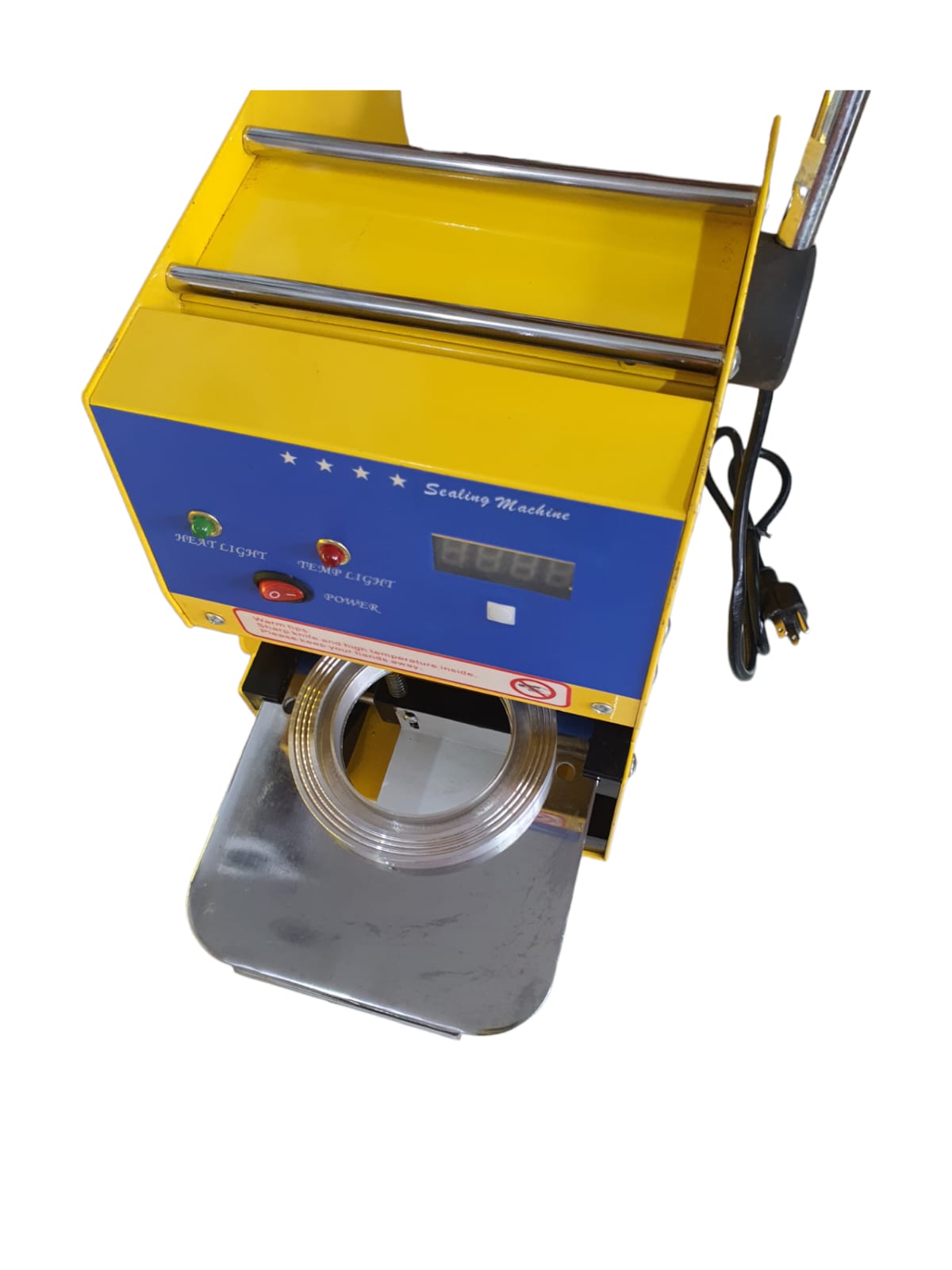 Máquina selladora de vasos de plástico Manual 110V/60Hz 220V 50Hz