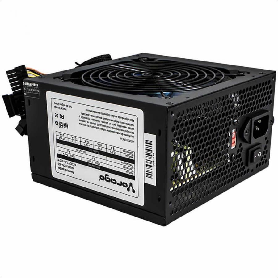 Fuente De Poder Vorago 600W ATX LED Azul PSU-200