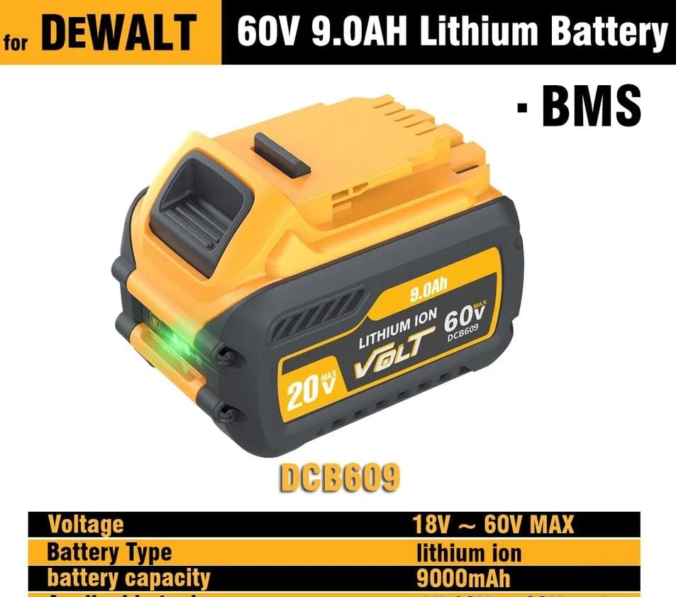 Batería Para Dewalt 20/60 V