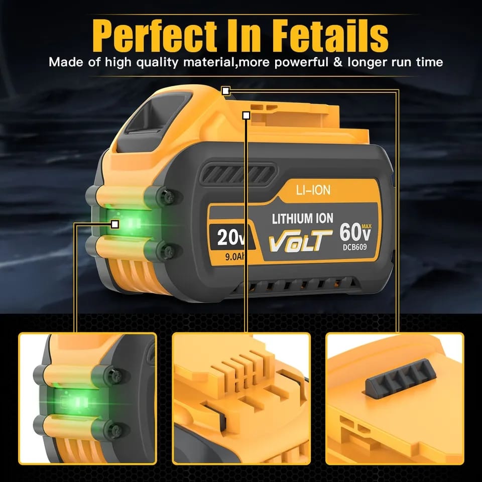Batería Para Dewalt 20/60 V