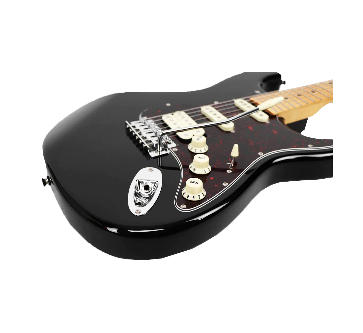 Guitarra Eléctrica Tagima TG540 Strato Black/Vino